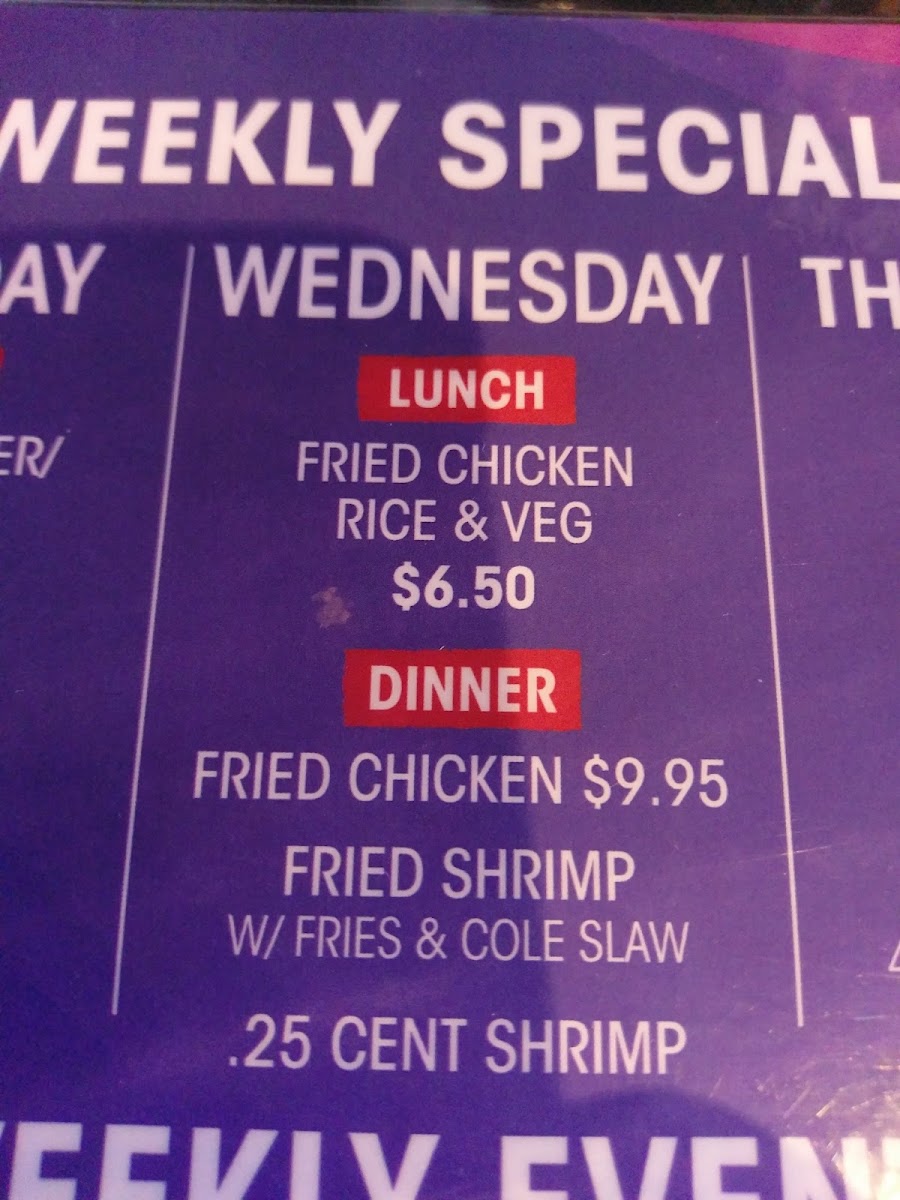 Gilly's Sports Bar Menu - Image 4